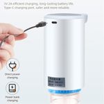 Automatic Water Pump Dispenser With Touch Control - White