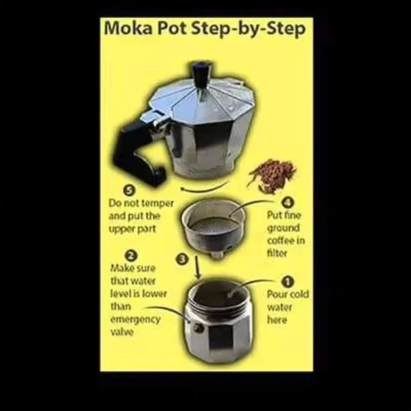 600Ml Aluminium Coffee Maker Pot Italian Style Mocha Pot for Rich Espresso
