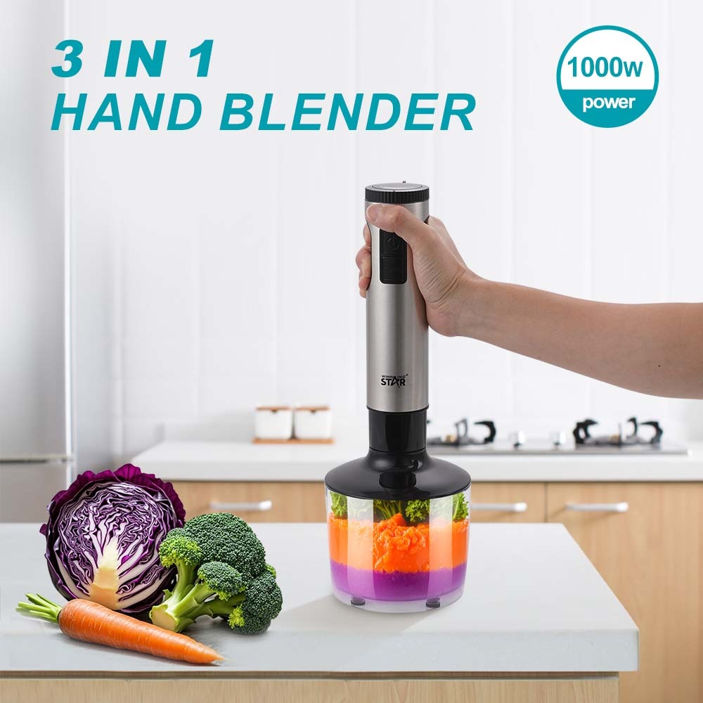 Winning Star 4-in-1 Electric Hand Mixer & Blender 220V | Egg Whisk Kitchen Hand Blender