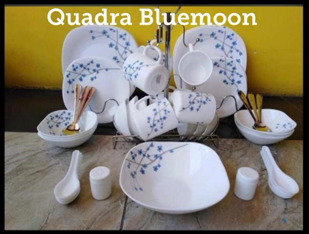 Diva Quadra Snow drop Opal ware Dinnerset