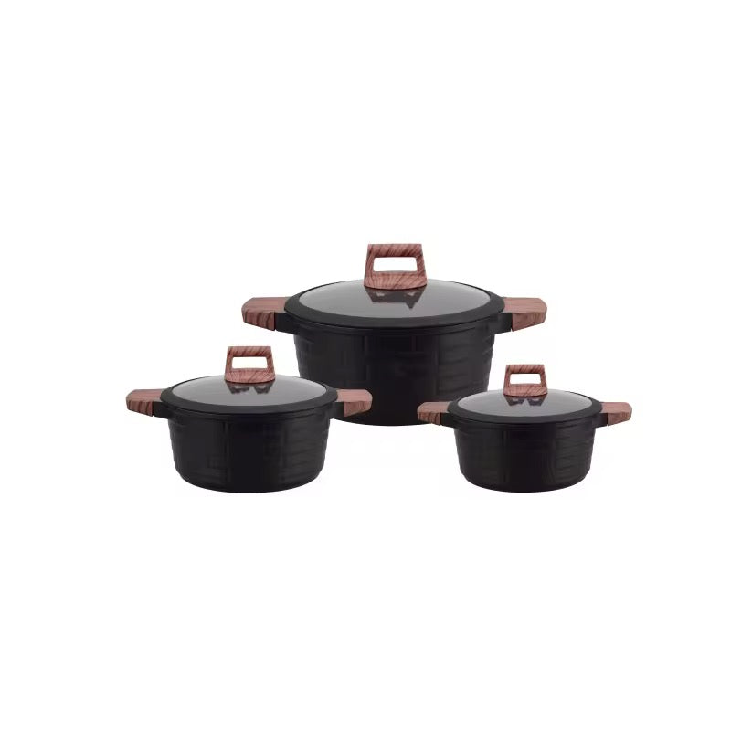 UccLife Granite Coated Non stick Cookware Set 6pcs
