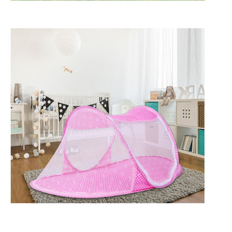 Portable Foldable Baby Netting Polyes Newborn Sleep Bed Travel Baby Mosquito Nets