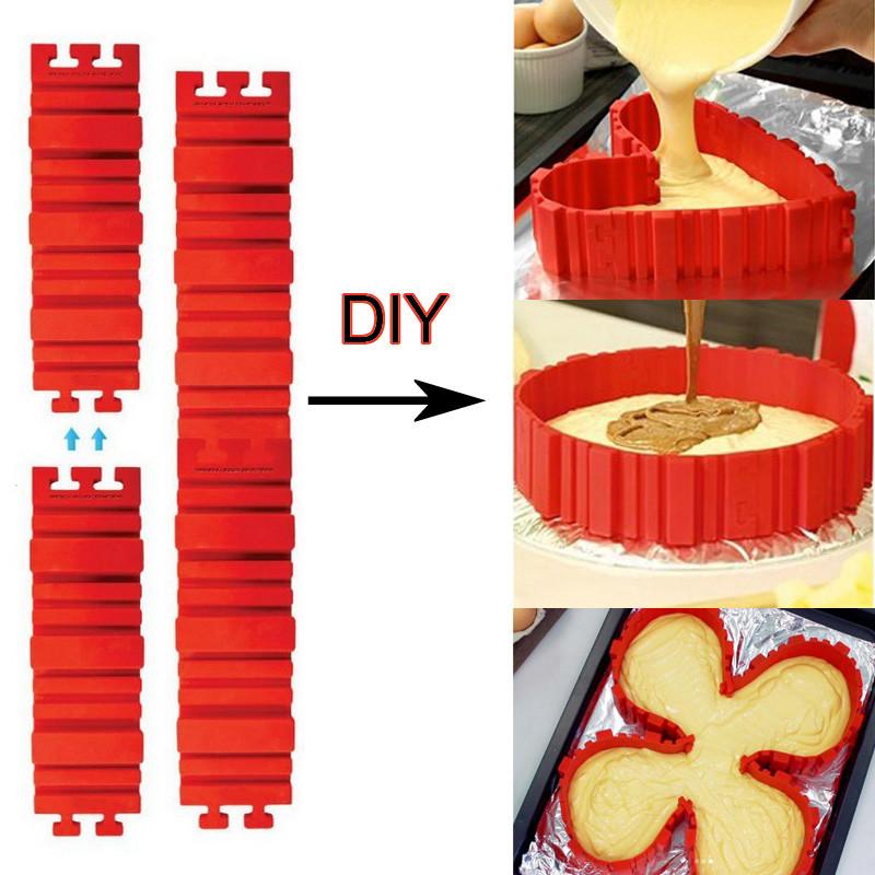 Set Of 4PCS Multi-style Puzzle Baking Cake Mold