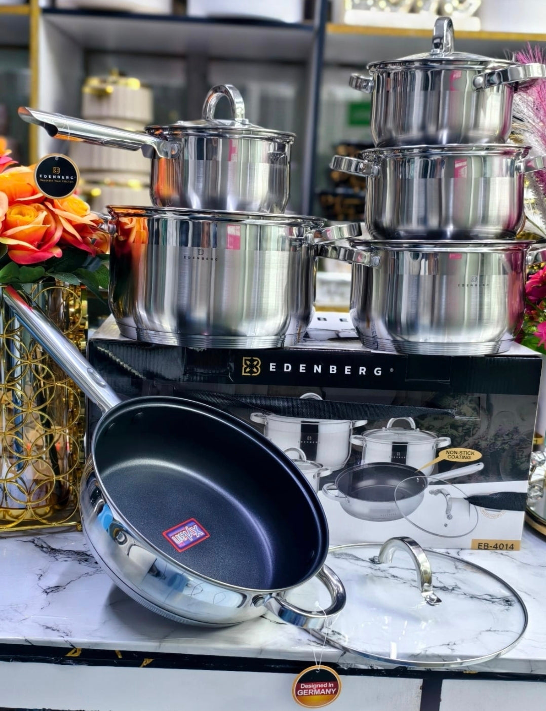 *12pcs Edenberg Stainless*