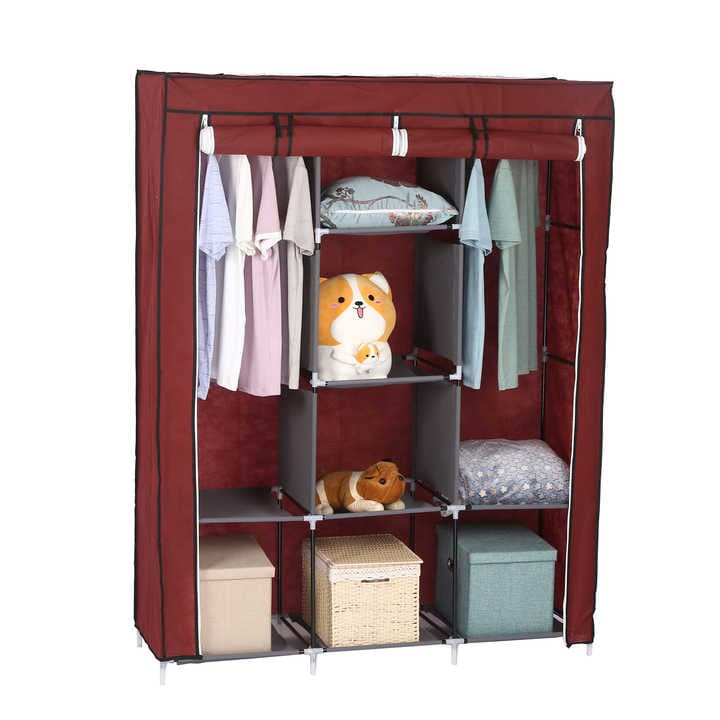 *Three column Wooden wardrobe*