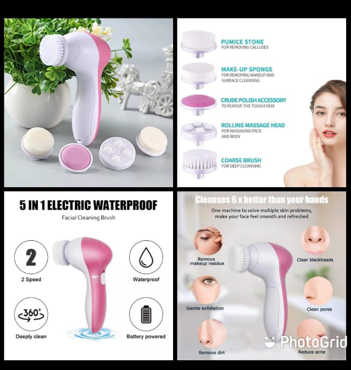 Facial massager 5 In 1 Pore Cleaner Body Massager