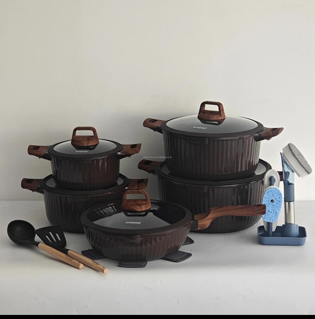 21pcs DONNOR AURA Germany Technology Non-stick set