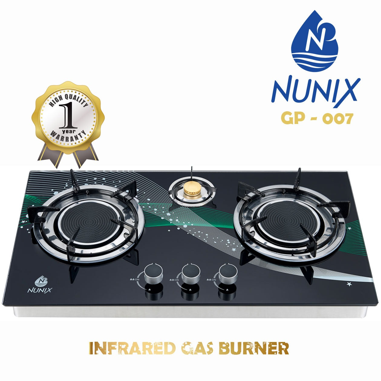 *Nunix 3Burner Infrared *