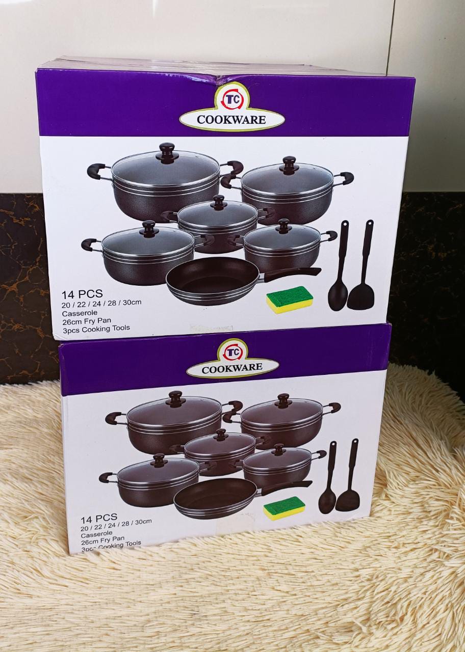 14 pcs Tc cookware