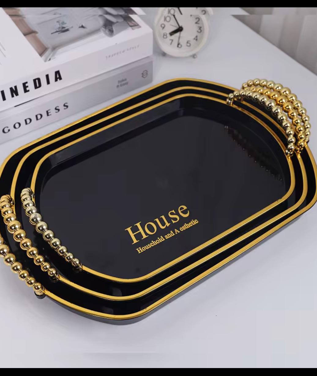 3 pcs tray acrylic