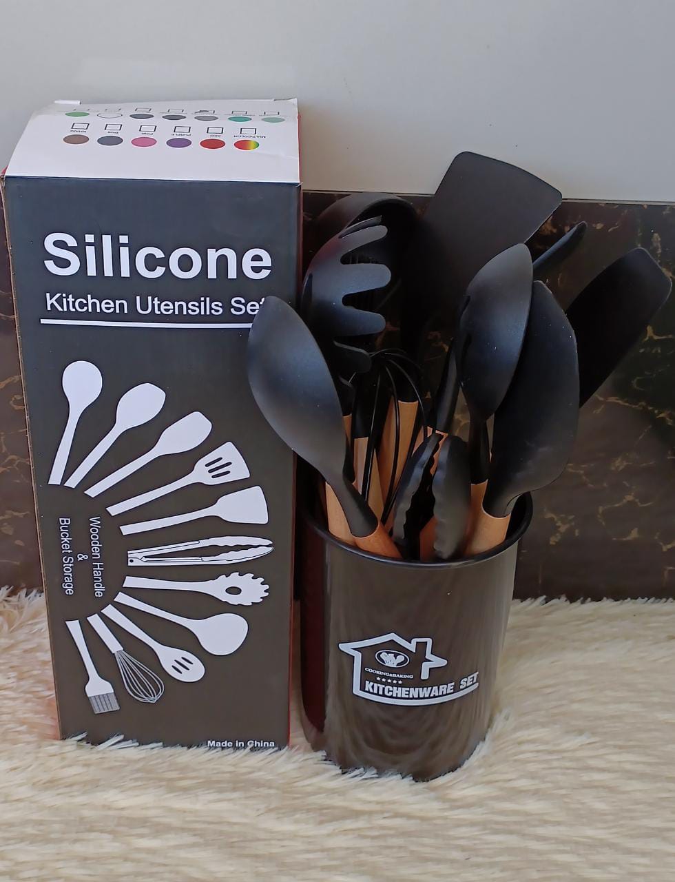 Silicone spoons 12pcs