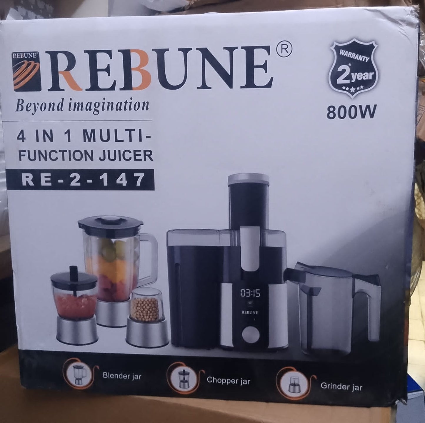 Rebune food processor
