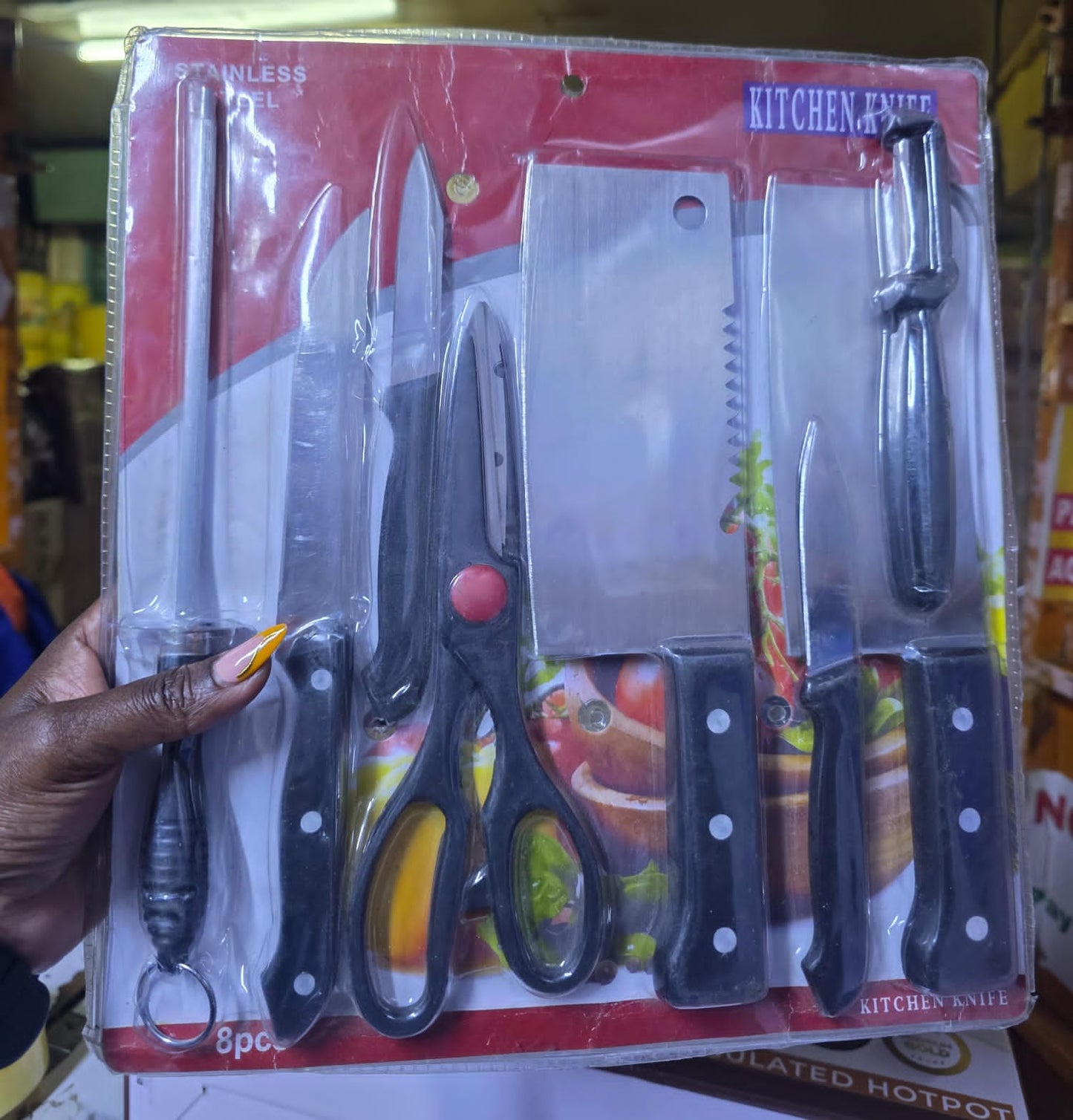 7 set Kitchen knife set