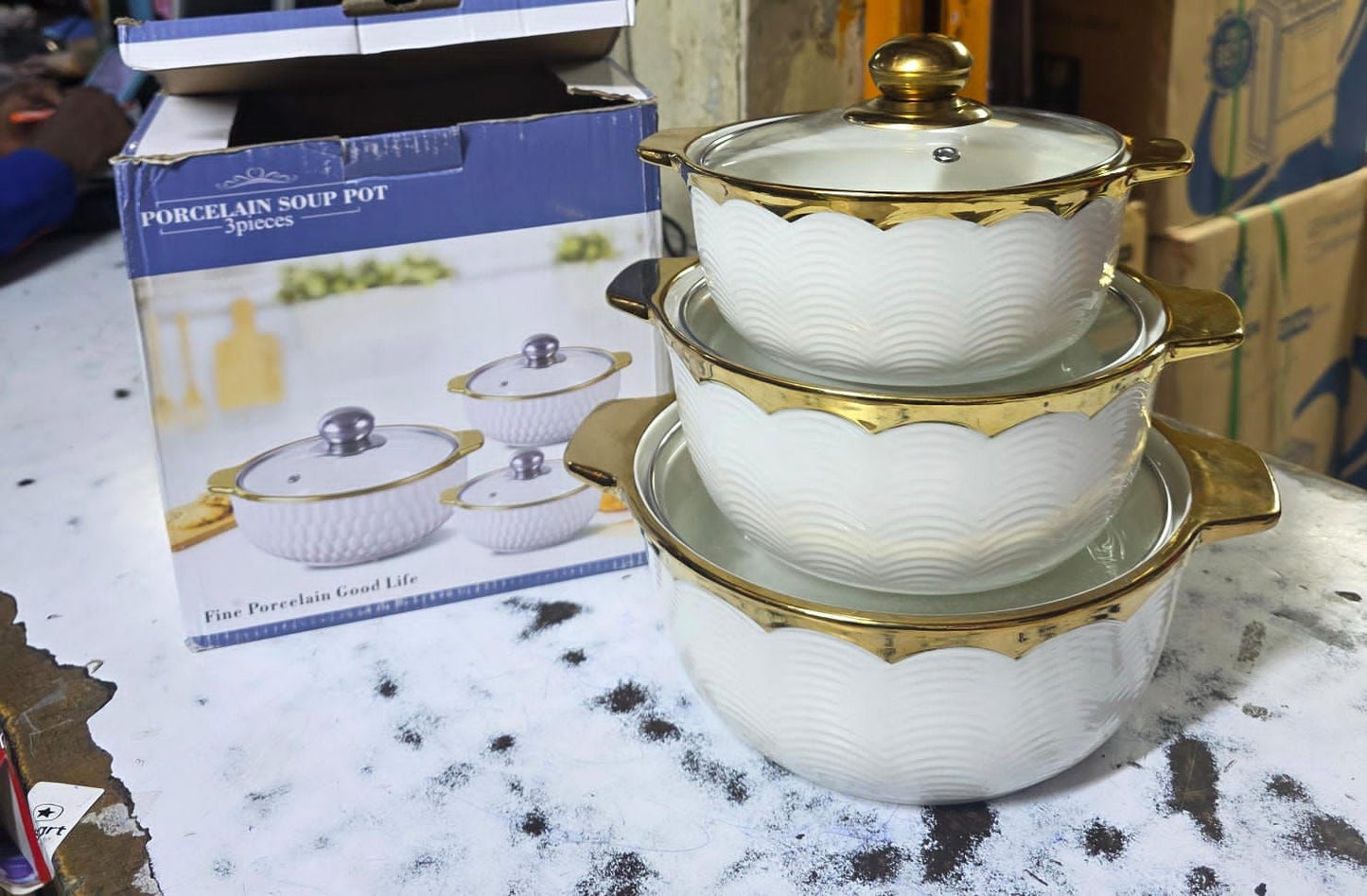 3pcs ceramic bowl