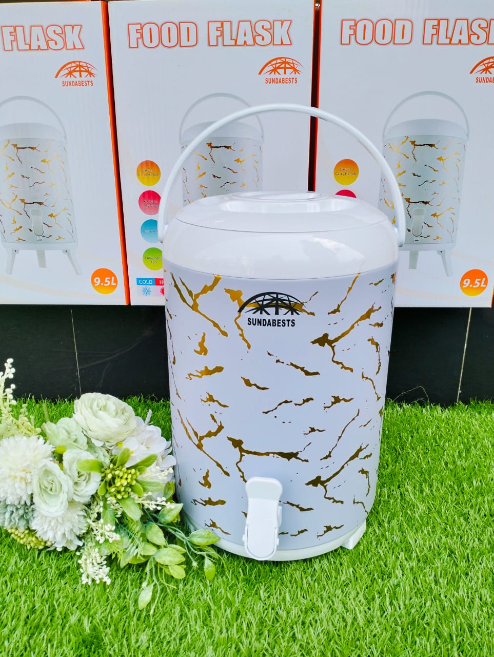 New in 📌9.5ltr tea urn with marble effect @