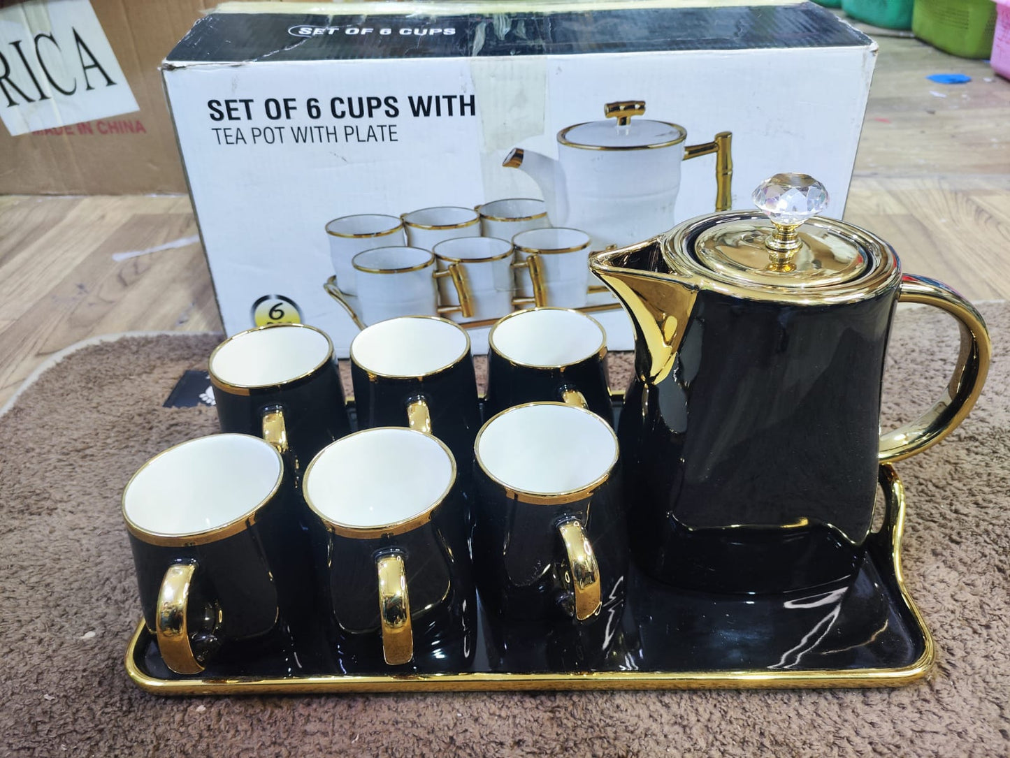 Black Gold Tea Set