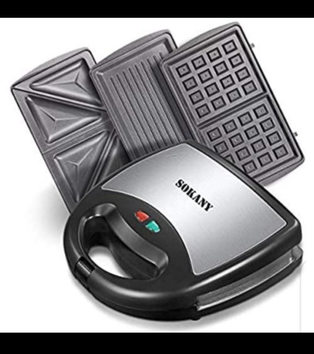 3 in 1 Sokany Sandwich Maker