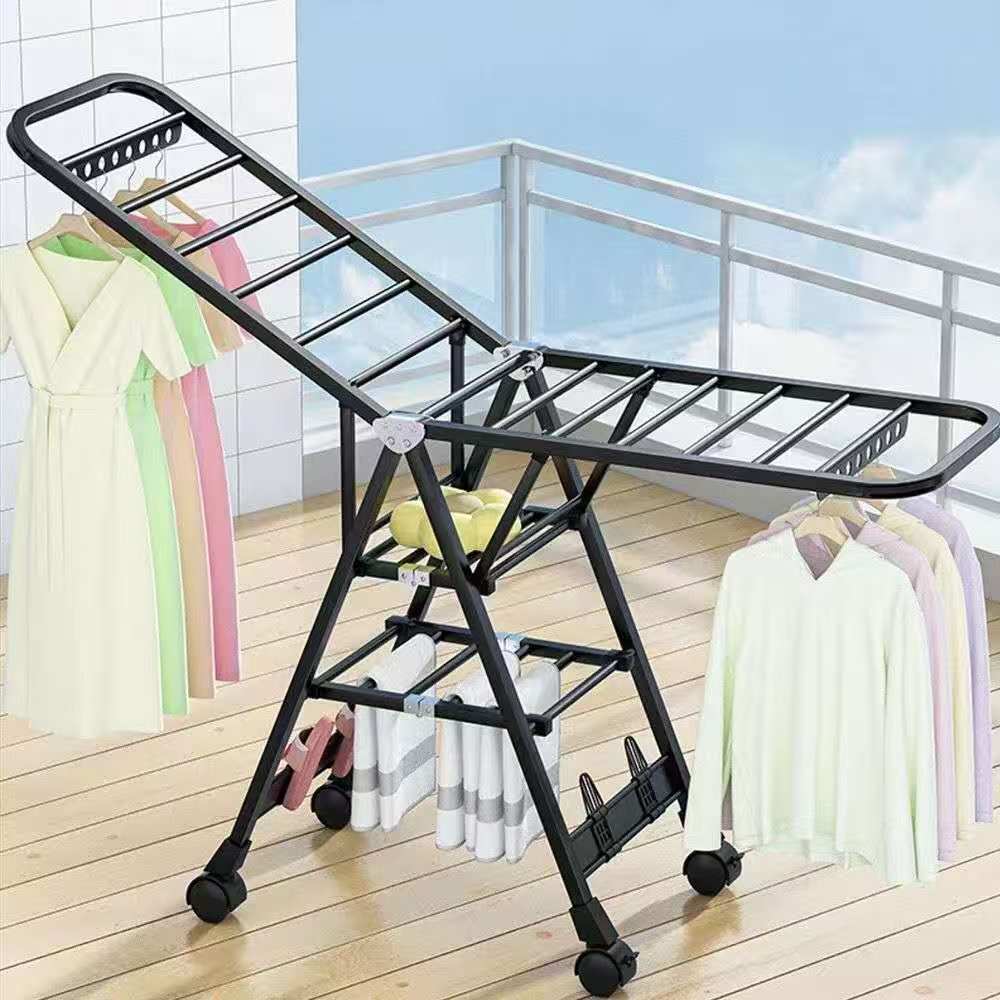 The Foldable heavy Clothes drying rack