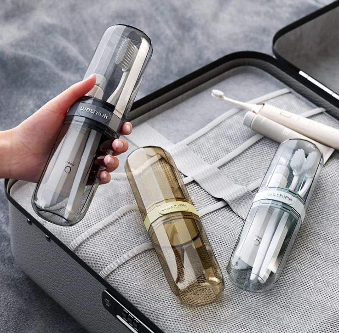 Portable Travel Toothbrush & Toothpaste Holder