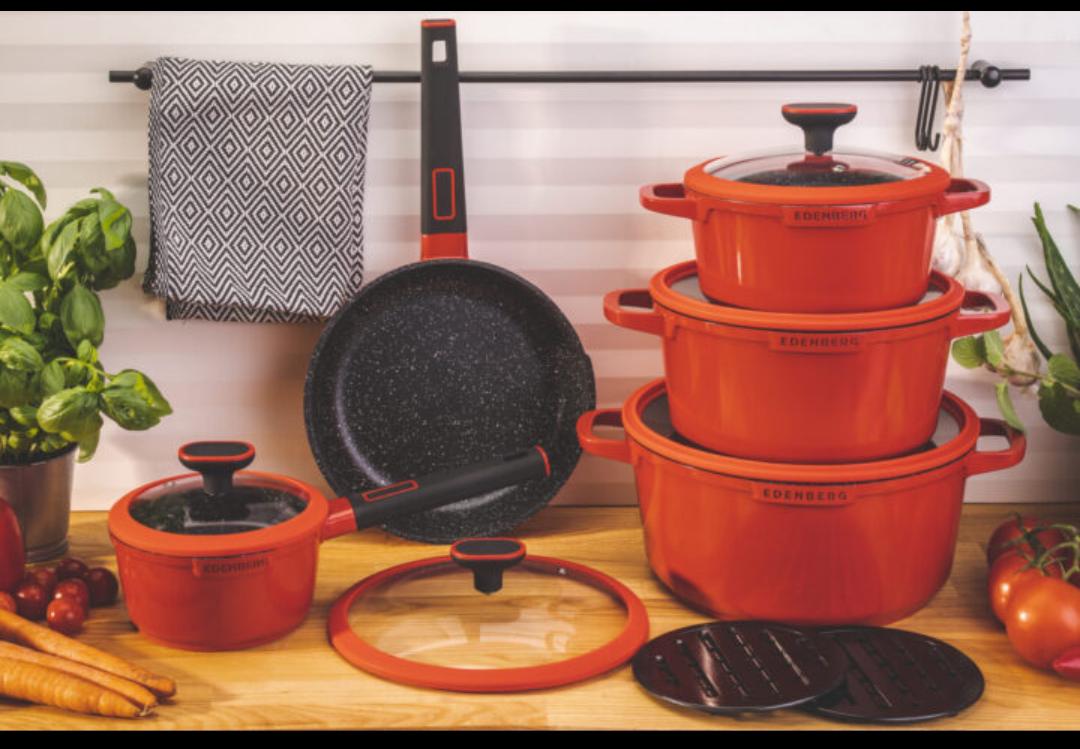 Edenberg 12pc Cookware EB-5647