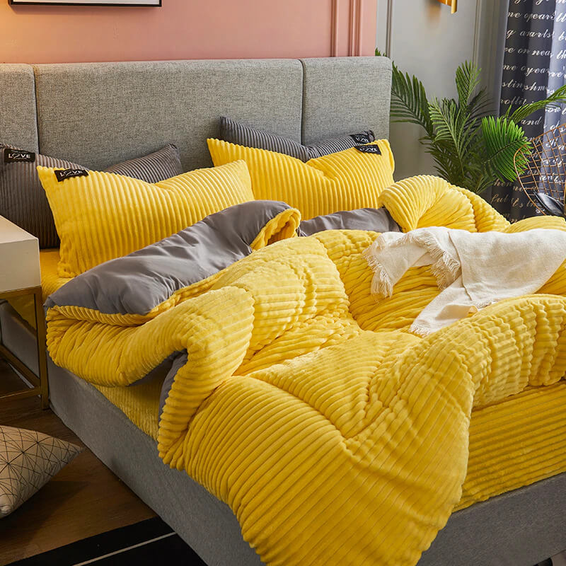 Velvet duvet set