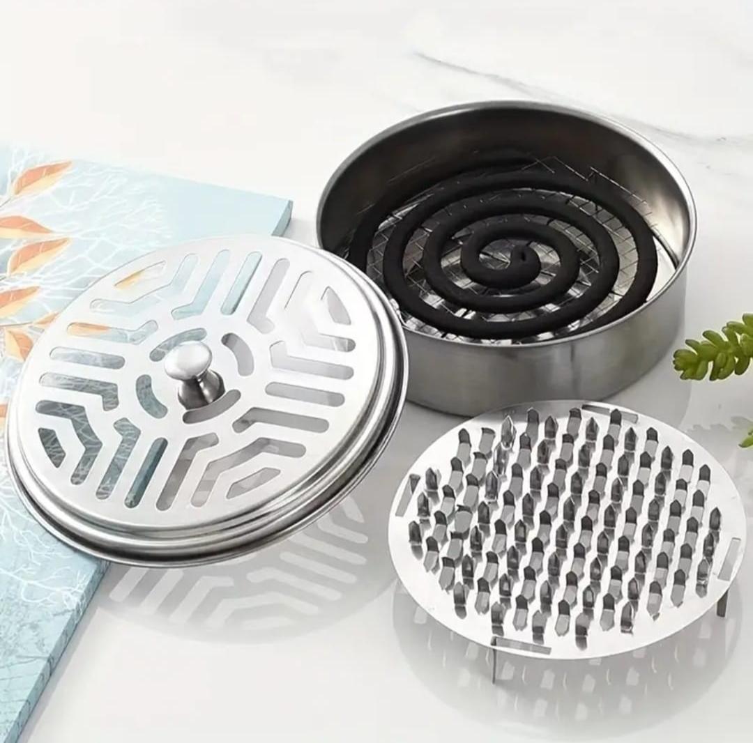 New Stainless Steel Mosquito Coil Holder