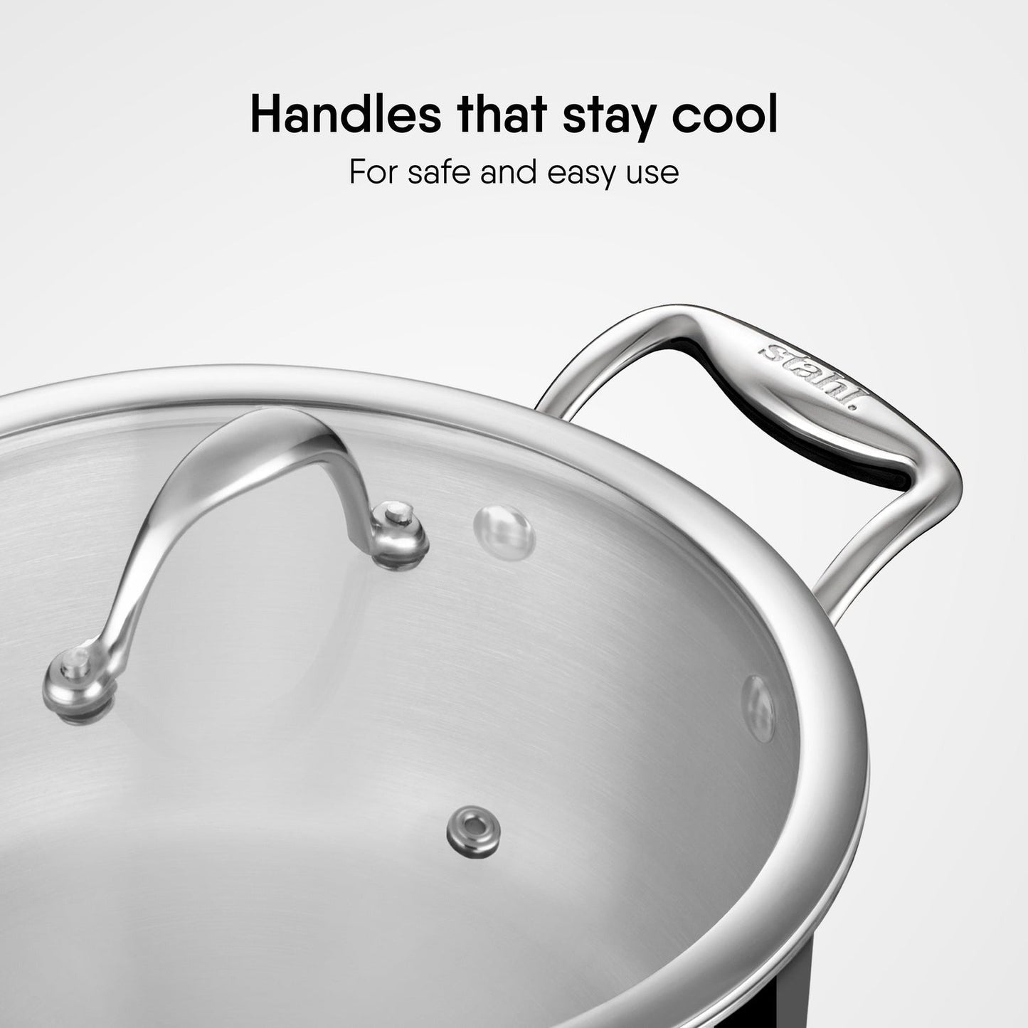 Stahl Stainless Steel Sauce Pot / Casserole Triply Artisan Series | Induction Ready
