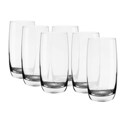 Nice One Set Of 6pcs 290ML Highball Glass Cups Wine Water Glasses (HS5303 GLASS CUP)