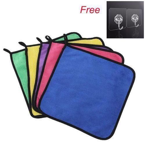 5pcs Ultra-Absorbent Towels For Kitchen,housekeeping,car WITH FREE GIFTS