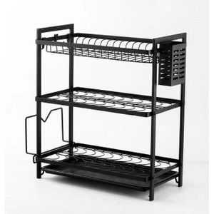 Metallic Quality Dish Rack 3 TIER