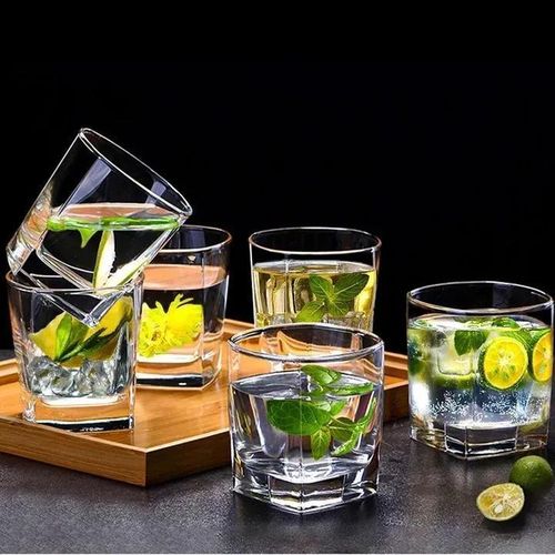 Nice One Set of 6pcs 280ML High Quality Glass Whiskey Glass Glassware Cup 309C