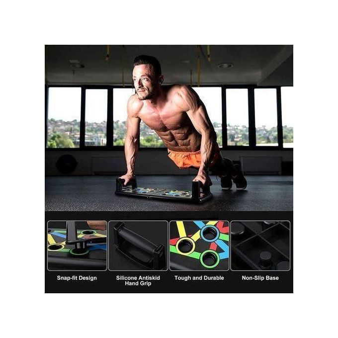 Exercise and Fitness - Push-up Board - Black