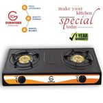Eurochef Table Top Stainless Steel 2 Burner Gas Cooker