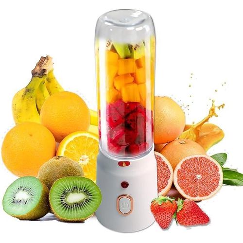 Portable Dual Cup USB Juicer - White