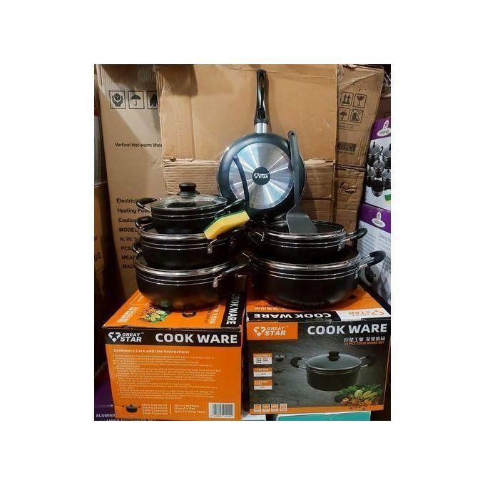Great star nonstick sufuria cookware set