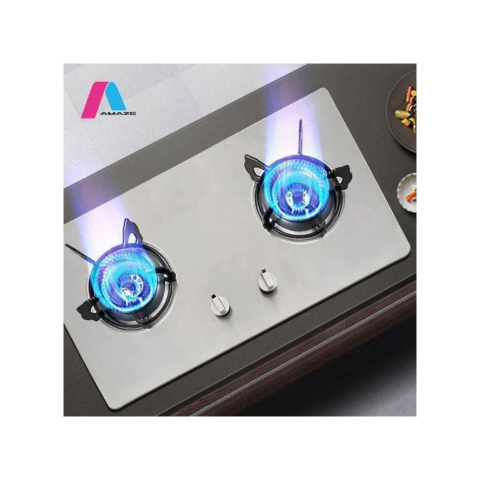 Amaze Cooker Premium Two Burner Stainless Steel Cooker, Table Top AM 8802
