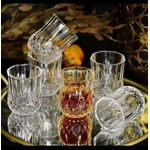 Niceone 6PCS MINI CRAYSTAL GLASSES