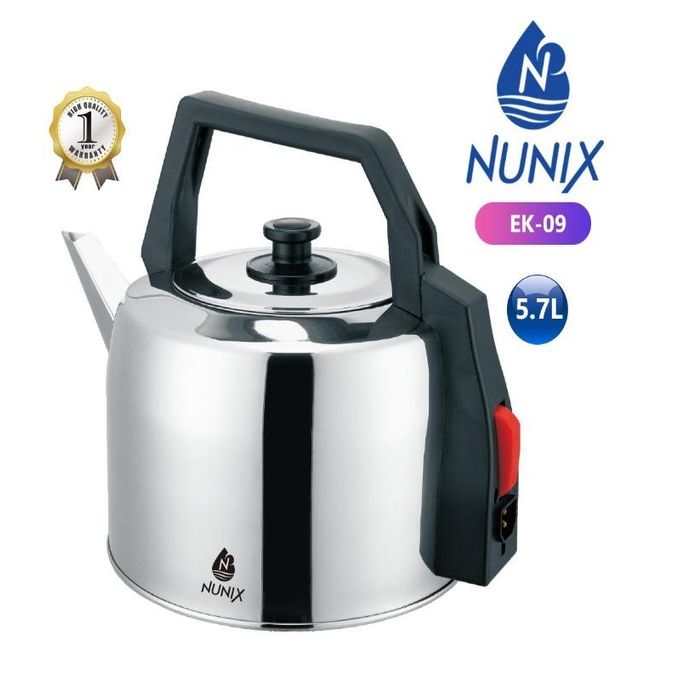 Nunix  Kettle Electric Auto Shut Off Stainless Steel Body Water Kettle EK-09