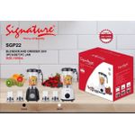 Signature 3 In 1 Blender With Chopper And Grinder