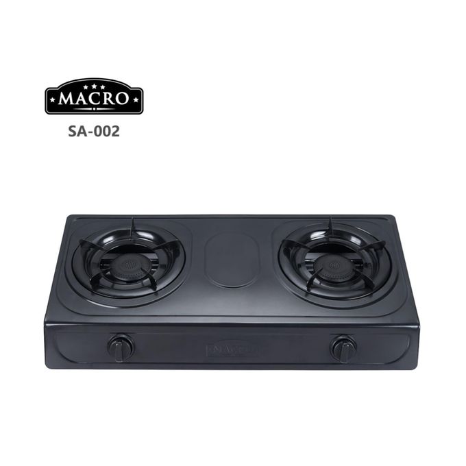 Macro Gas Cooker 2 Burner Stainless Steel SA-002