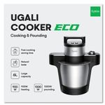 Synix Syinix Automatic Ugali Cooker Swallow Maker Pounding Machine Rice Cooker Cooking Appliance