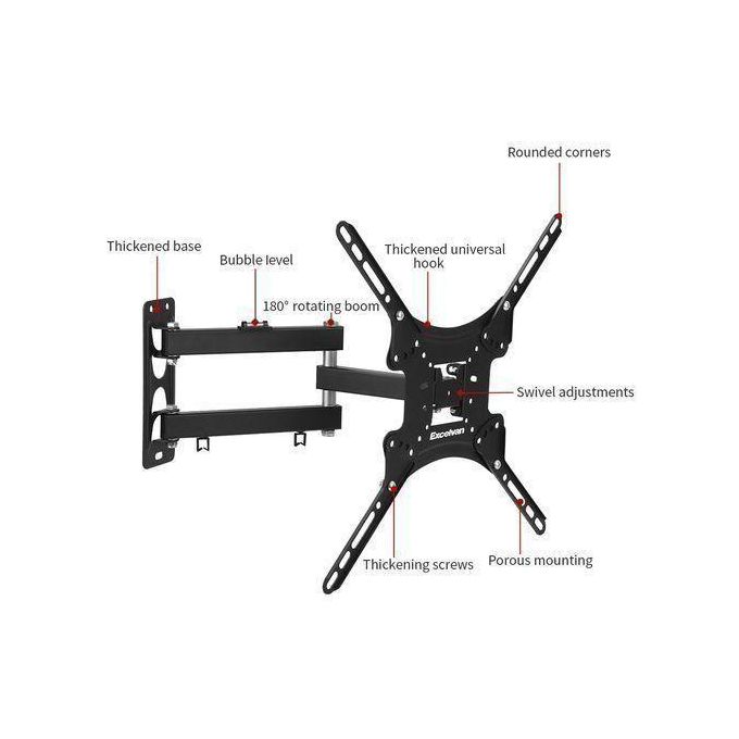 Home Design ROTATING 14 inch, 24 inch, 32 inch, 43 inch, 40 inch, 50 inch and 55 inch TILT ROTATING WALL MOUNT BRACKET