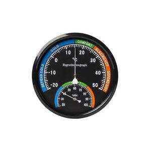 LASA 20cm Analog Thermo Hygrometer - No Battery Required