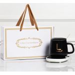 Electric Coffee Cup Mug / Warmer Heater Pad/Heated Coaster,55 Degree Constant Temperature Ceramic Cup