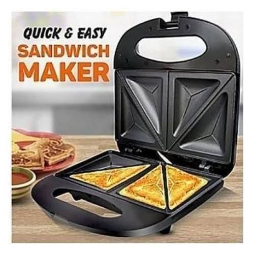 Sokany  2 Slice Sandwich Maker Toaster - Removable Non-Stick Plates ,  Stainless Steel