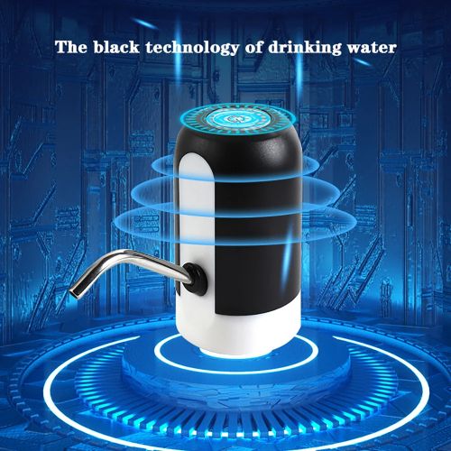 Pump Portable Electric Water Dispenser Pump For 5 Gallon Bottles, USB Rechargeable
