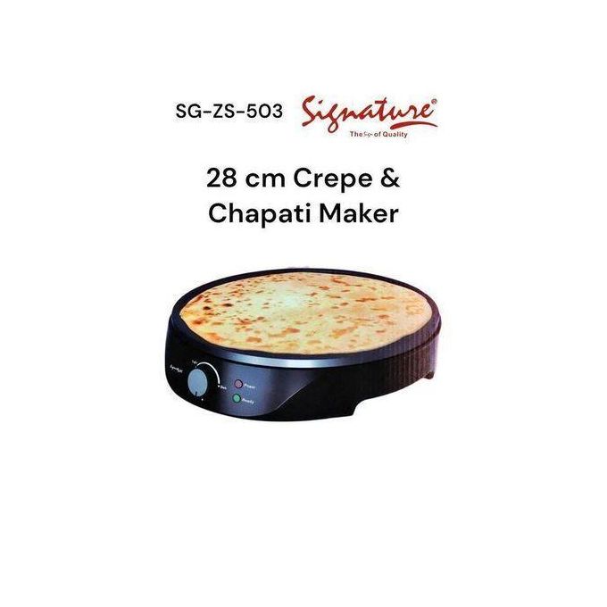 Signature 28 Cm Crepe &amp; Chapati Maker (800W) SG-ZS-503