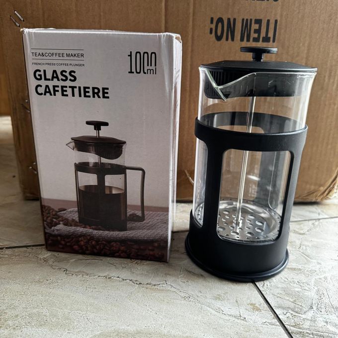 Super Glass Ltd Coffee Tea Maker French coffee Press Plunger  Machine with 3-level filtration system