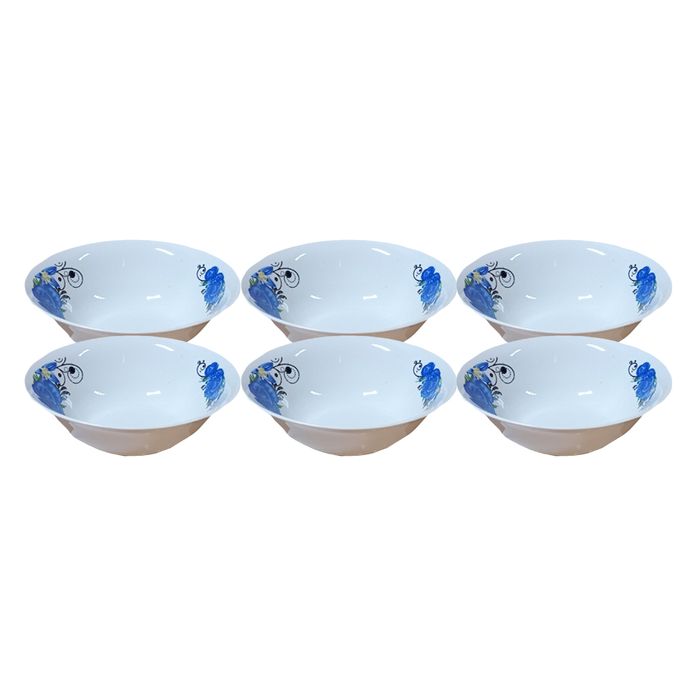 Sundabest Set Of 6 White Bowl (11127)