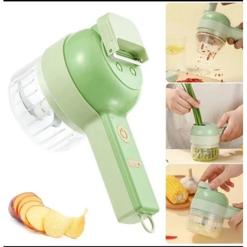 Electric Handheld Cooking Hammer Vegetable Cutter Set Electric Food Chopper Multifunction Vegetable Fruit Slicer
